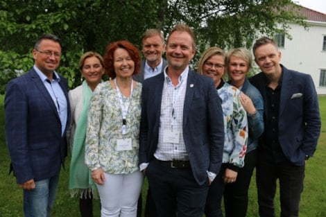 Styret i PBL. 1. vara Kjetil Hopen (t.v.), Marit Lambrechts, nestleder Ragnhild Finden, Harald Berge Breistein, leder Eirik Husby, Therese Børke, Linda Fraurud og Torstein Johannessen ber om dine innspill.